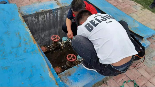 球友会（中国）污水流量计使用现场